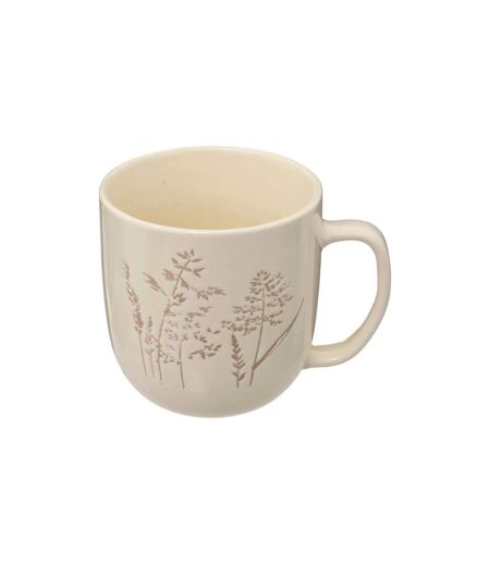 Lot de 6 Mugs en Céramique Elsa 30cl Blanc
