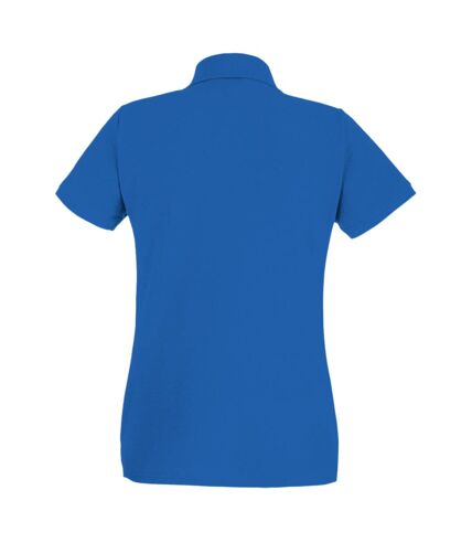 Womens/Ladies Fitted Short Sleeve Casual Polo Shirt (Cobalt) - UTBC3906