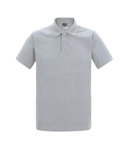 Polo Uni Manches Courtes Homme Gris Chiné Regatta Professional
