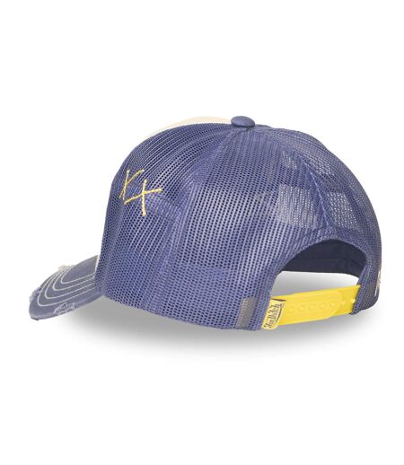 Casquette trucker avec filet effet usé et patch brodé Used Vondutch