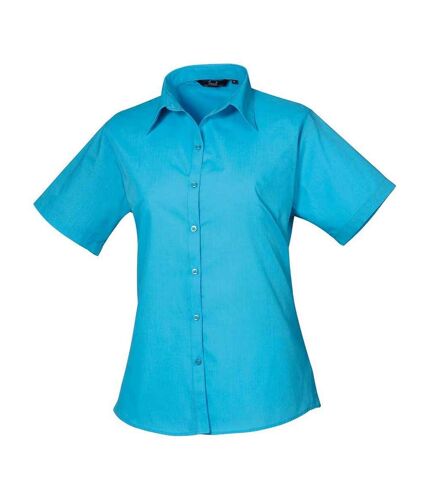 Blouse femme turquoise vif Premier