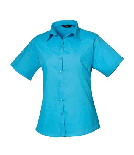 Blouse femme turquoise vif Premier