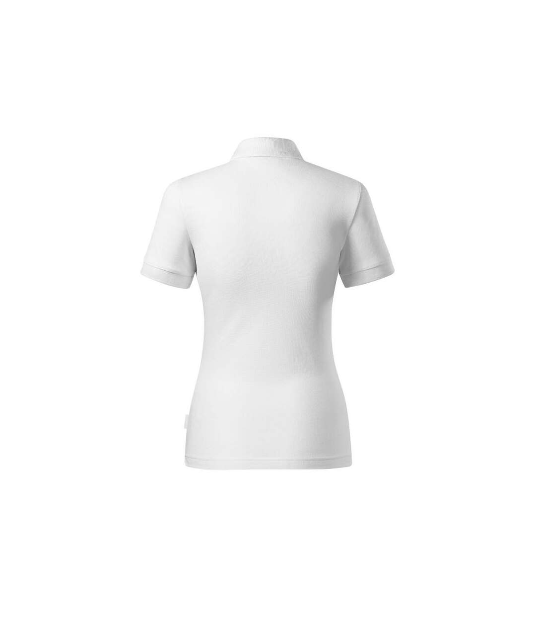 Womens/ladies Resist Heavyweight Polo Shirt White Rimeck-3
