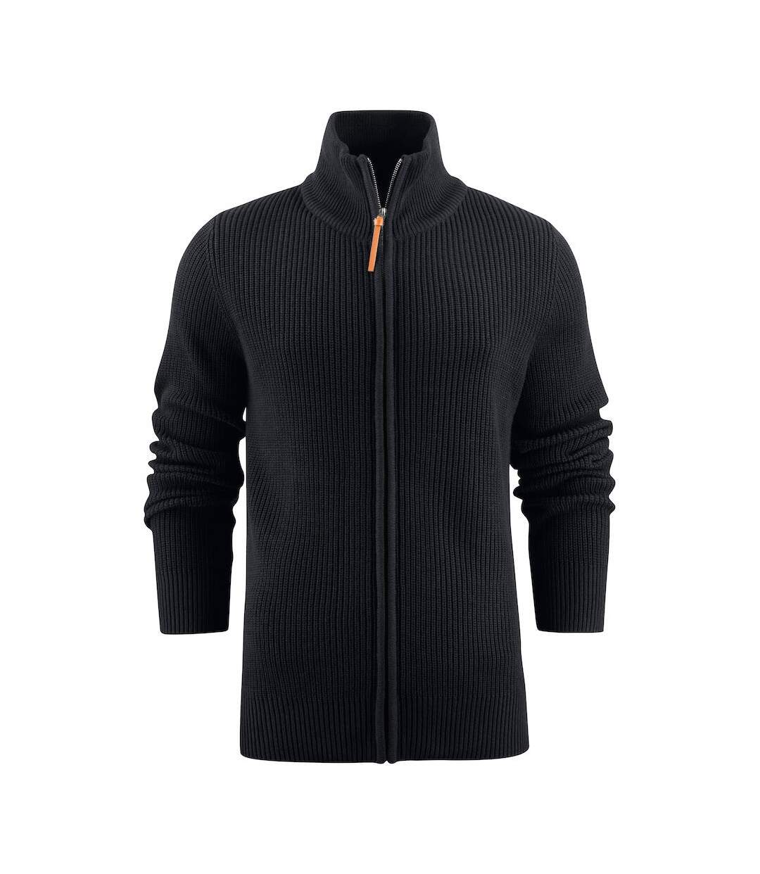 James Harvest Mens Brockway Knitted Cardigan (Black)
