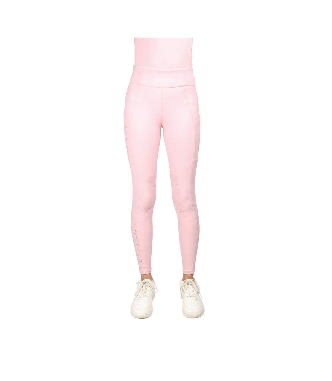 Collant d´équitation cranshaws femme rose pâle Coldstream