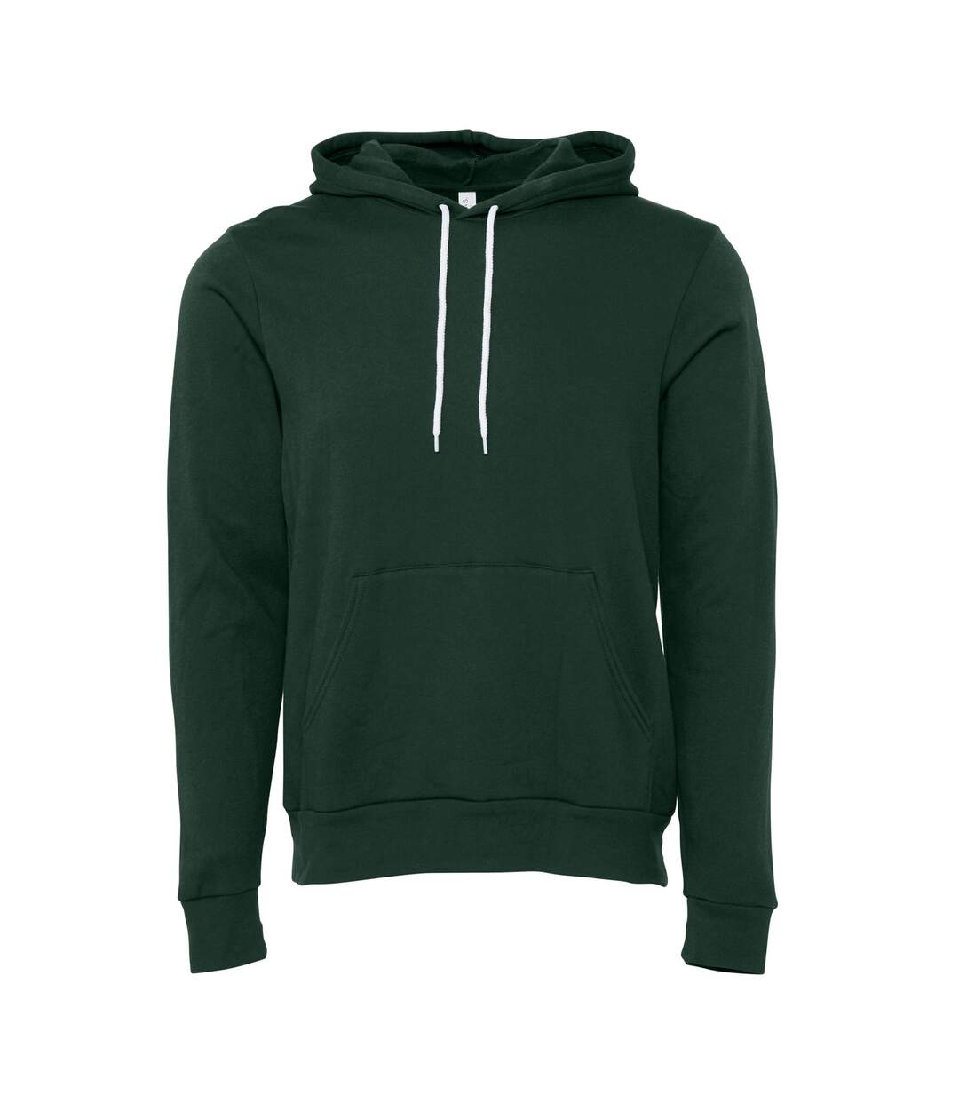 Sweatshirt polaire à capuche unisexe vert forêt Bella + Canvas