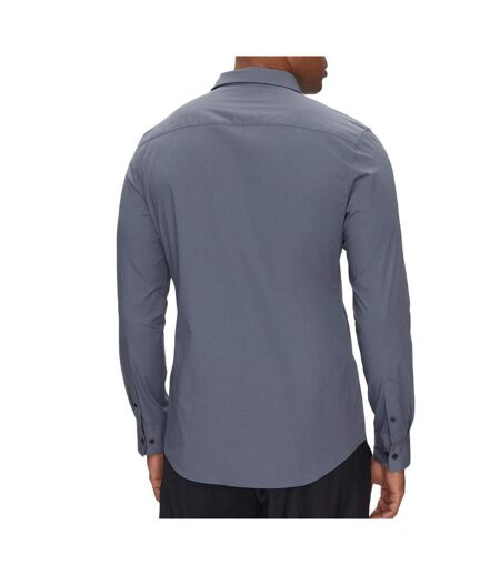 Chemise gris foncé homme calvin klein jeans solid