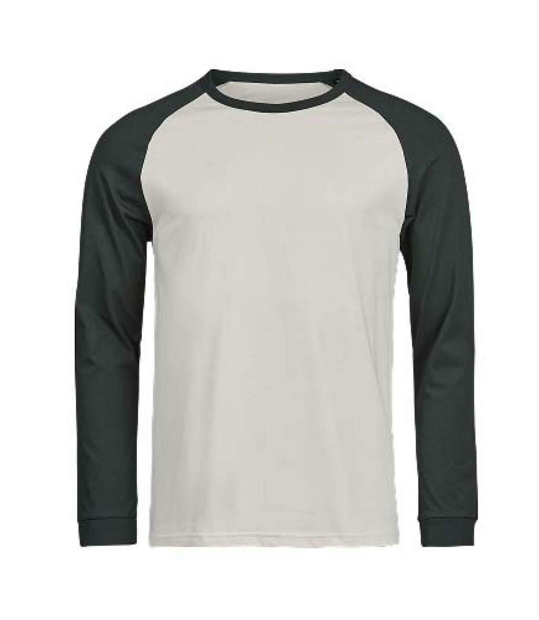 T-shirt Manches Longues Motif/style Balle De Baseball Unlabeled Homme Ciment Vert Foncé Tee Jays-1