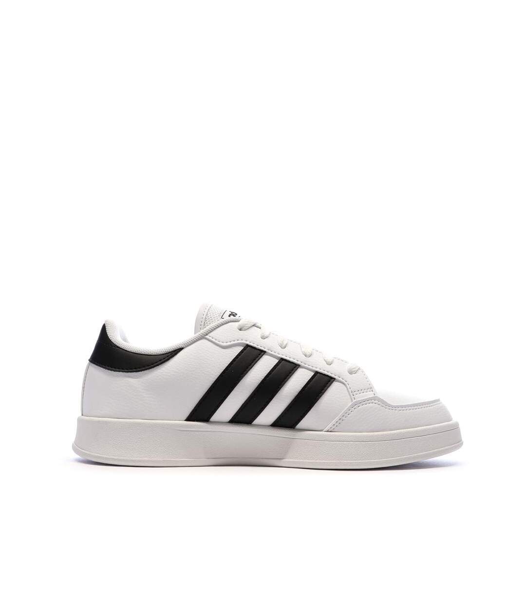 Baskets blanches/noires homme adidas breaknet-2
