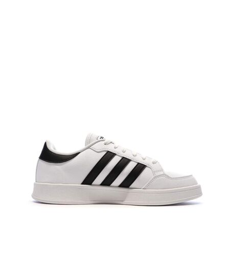 Baskets blanches/noires homme adidas breaknet