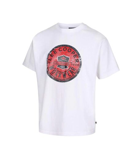 T-shirt homme blanc Lee Cooper