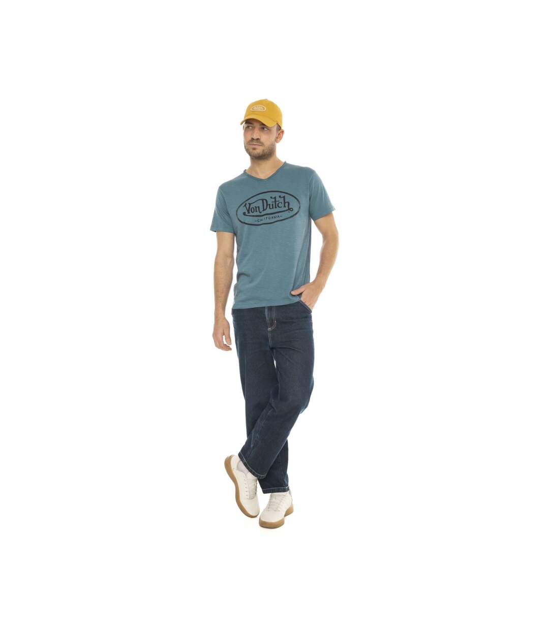 T-shirt manches courtes col rond homme en jersey Ron Vondutch-3