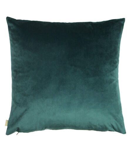 Midnight garden aquilegia cushion cover 43cm x 43cm teal Evans Lichfield