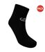 Pack of 2  Unisex adult essentials ankle socks  black Dare 2B