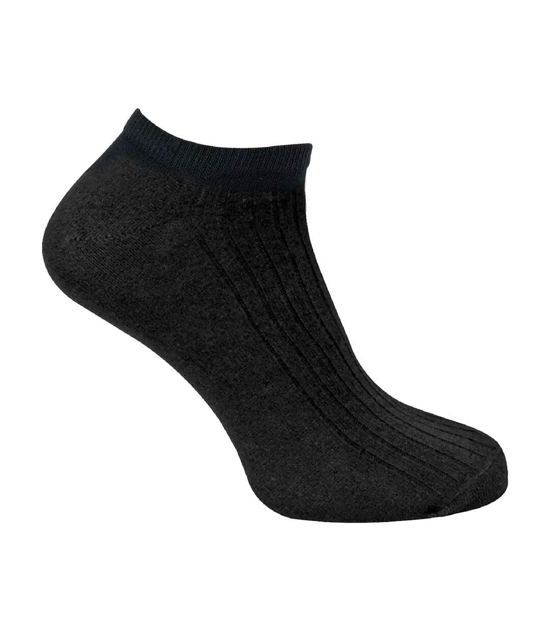 6 Pack Mens 100% Cotton Soft Breathable Ankle Trainer Socks-2