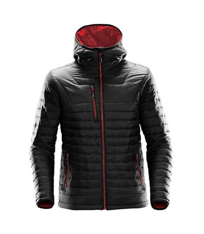 Stormtech Mens Gravity Thermal Padded Jacket (Black/True Red) - UTPC5059