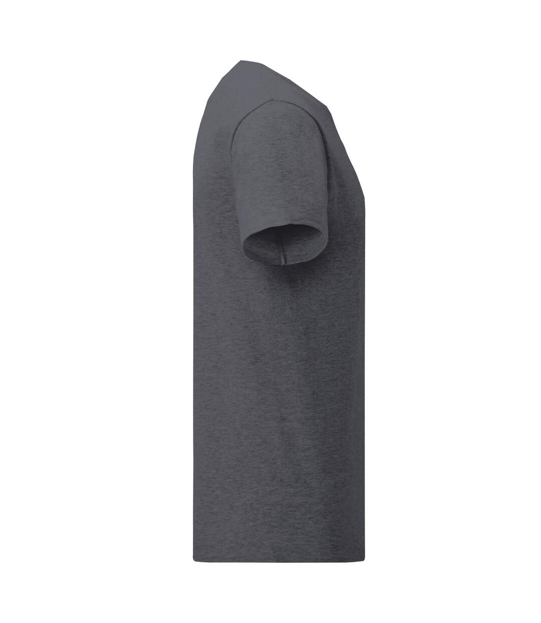 T-shirt Iconic Homme Gris Foncé Chiné Fruit Of The Loom-3