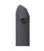 T-shirt Iconic Homme Gris Foncé Chiné Fruit Of The Loom-3