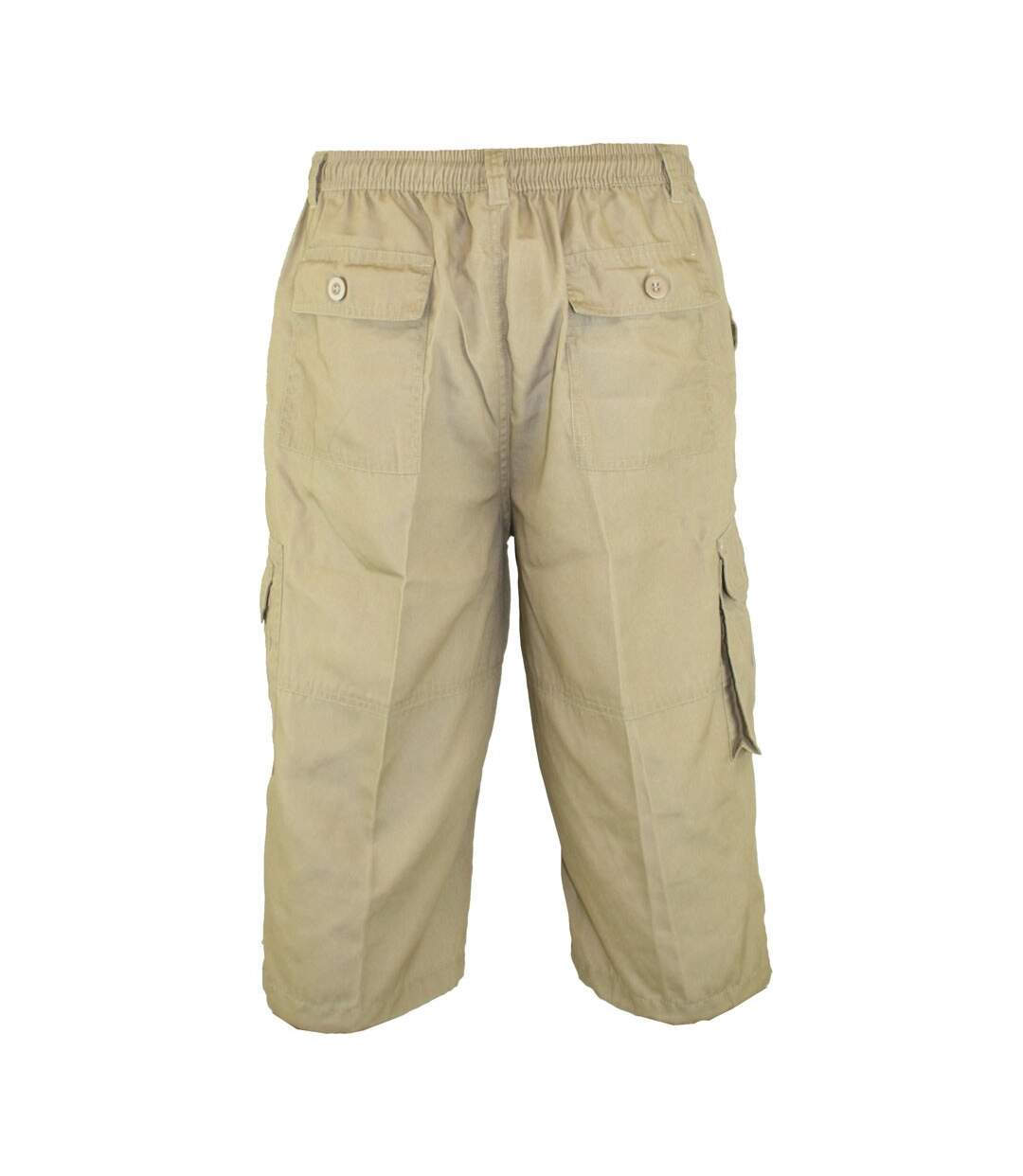 Mens D555 Mason Kingsize Cargo Shorts Sand Duke-3