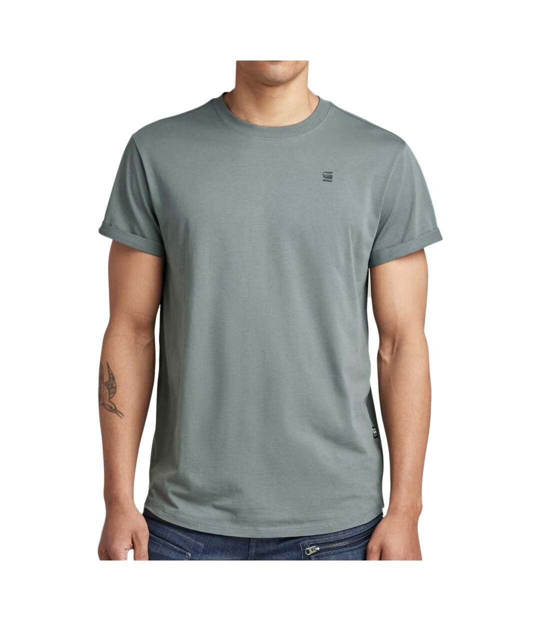 T-shirt Kaki Homme G-Star Raw D16396 - S