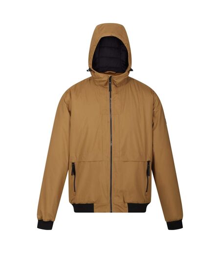 Mens Renly Hooded Waterproof Jacket Umber Regatta
