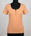 Tee-shirt MAYFLOWER DETROIT1 en coton bio : douceur et style col boutonné orange-3