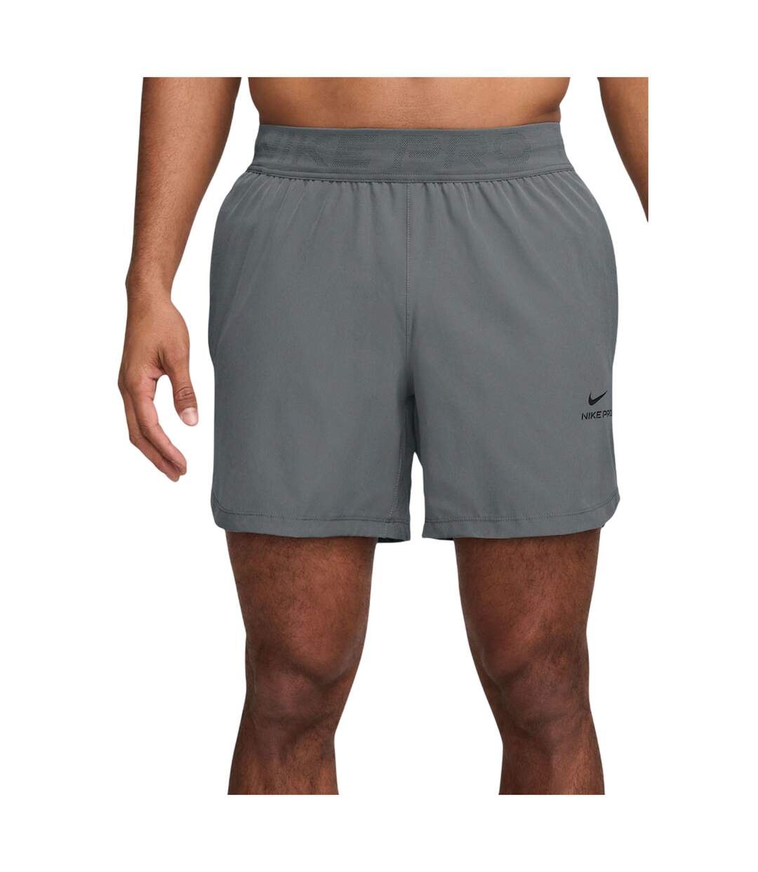 Short De Course Homme Gris Nike-1