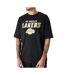 T-shirt Noir Homme New Era  Team Script Los Angeles Lakers - L