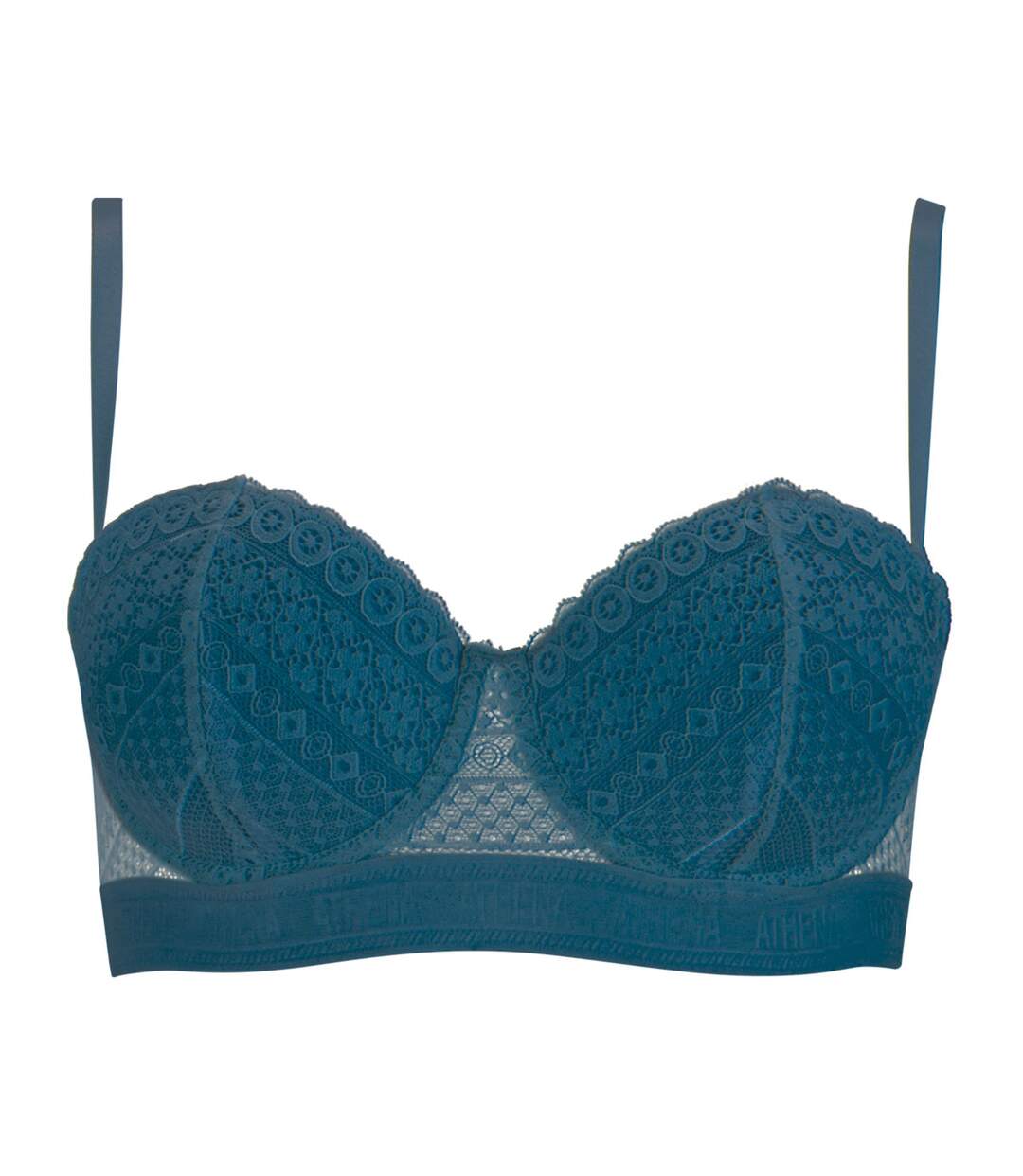 Soutien-gorge bandeau à armatures souples femme Dentelle-1