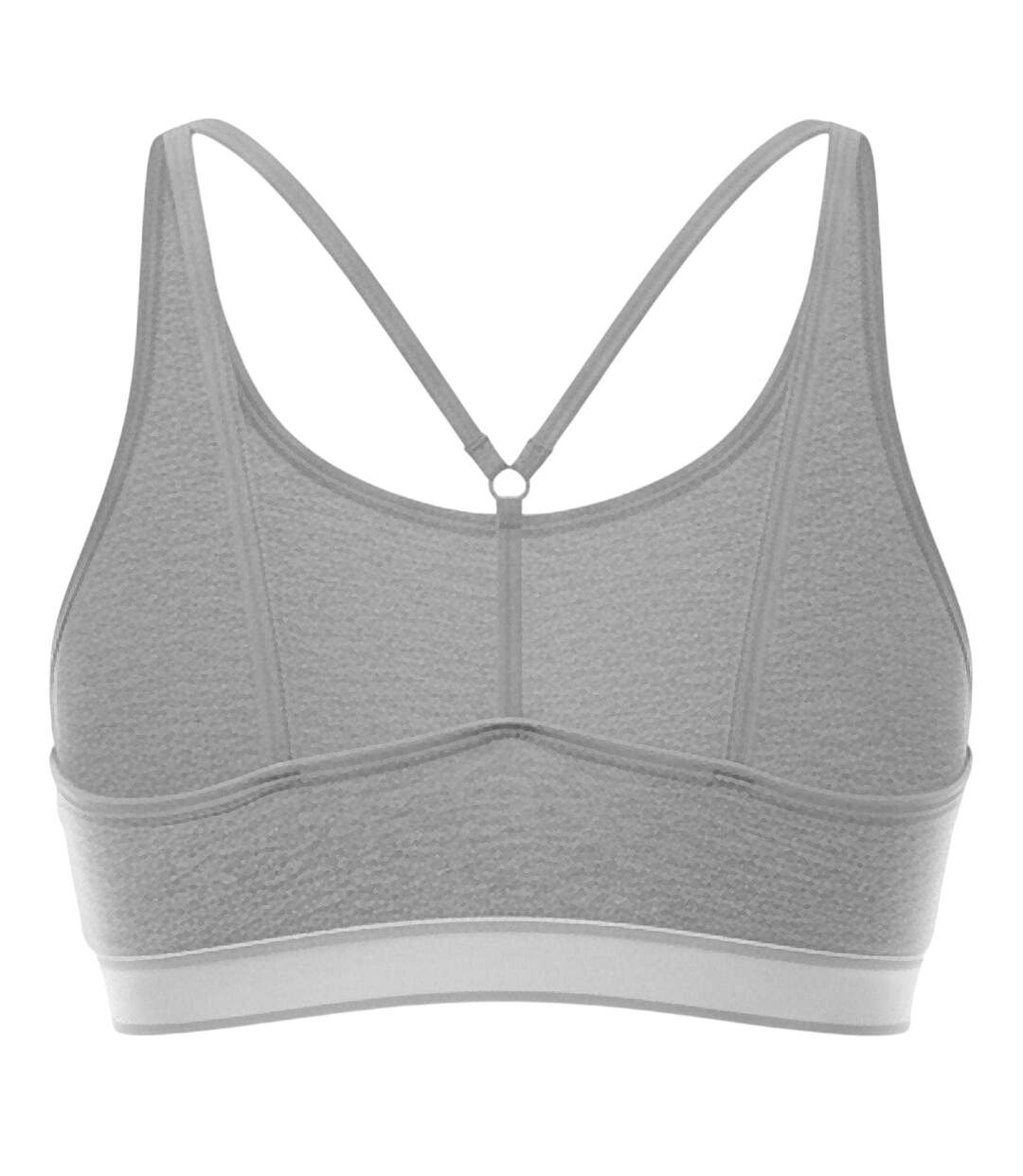 Brassière De Sport Motif/style Logo Femme Gris Reebok-2
