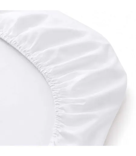 Drap housse uni percale PRIMO Bonnet de 40 cm