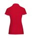 Jerzees Colours Ladies 65/35 Hard Wearing Pique Short Sleeve Polo Shirt (Classic Red) - UTBC565