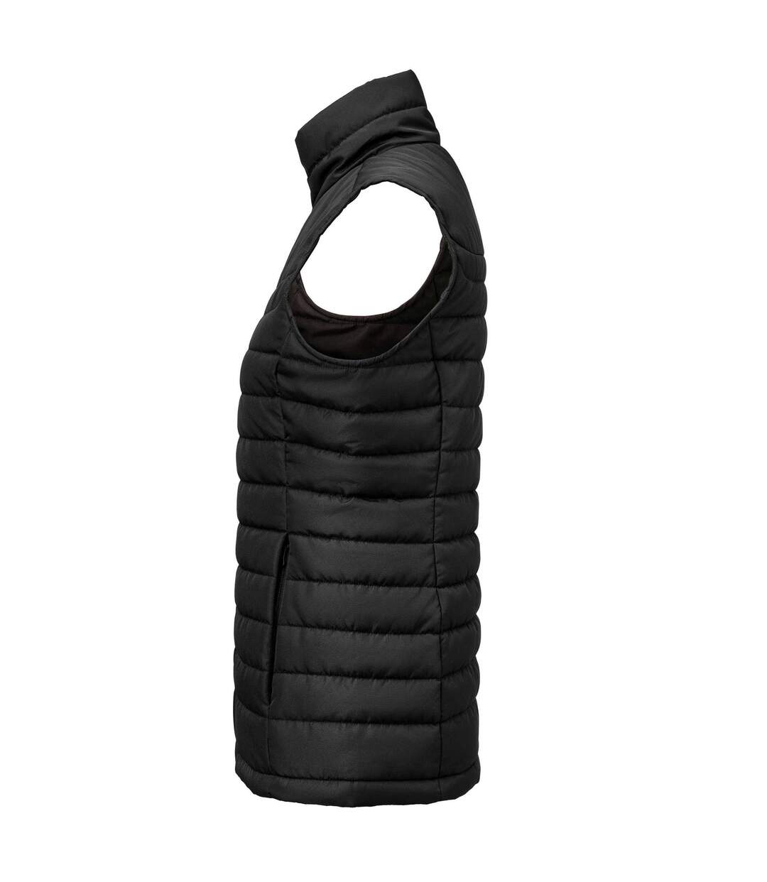 Womens/ladies Arches Padded Bust Gilet Black James Harvest-3