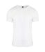 FLOSO Mens Thermal Underwear Short Sleeve Vest Top (Viscose Premium Range) (White) - UTTHERM108-1