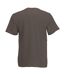 Mens Value Short Sleeve Casual T-Shirt (Dark Brown)