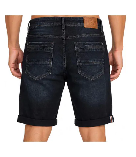 Short en jean bleu foncé homme rms26 ove