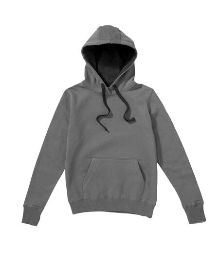 Sweatshirt À Capuche Homme Gris Noir SG