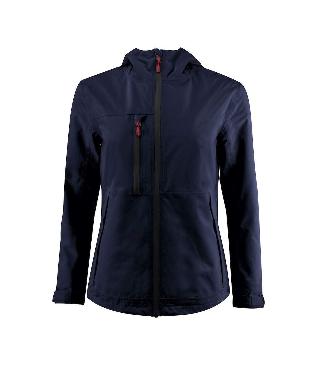 Womens/ladies Hiker Lady Jacket Navy Printer-1