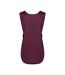 Womens/ladies Essential Pull Over Work Tunic Aubergine Karlowsky-2