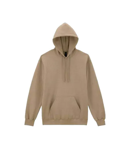 Sweat Uni Et Épais À Capuche Hammer Maxweight Homme Marron Clair Gildan
