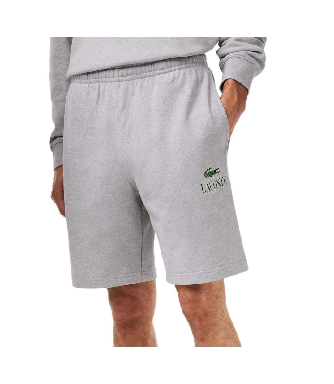 Short gris homme lacoste gh1220-1