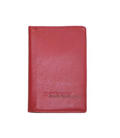 Katana - Etui pour passeport en cuir - rouge - 2954
