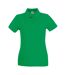 Fruit Of The Loom Ladies Lady-Fit Premium Short Sleeve Polo Shirt (Kelly Green)