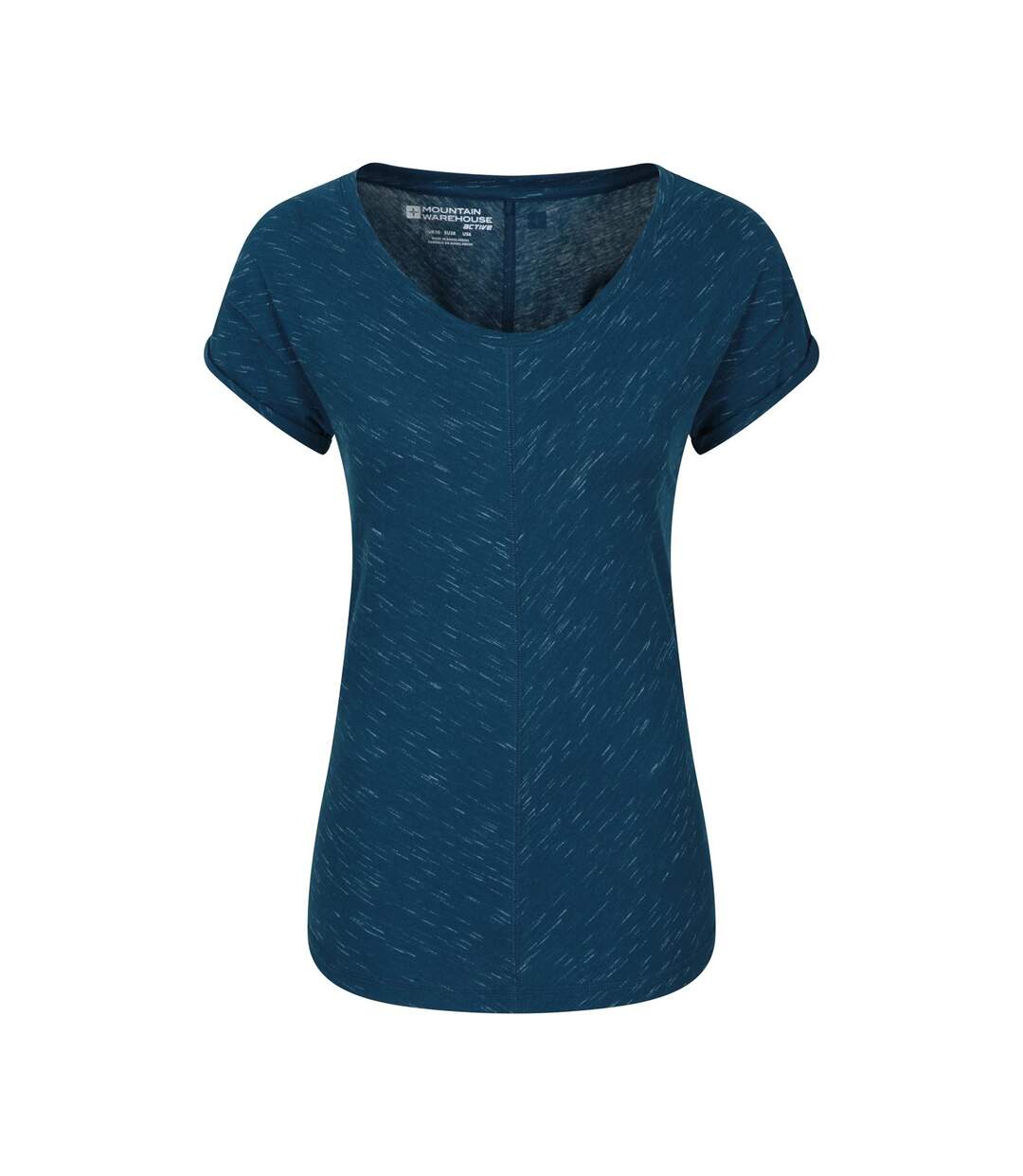 T-shirt retreat femme bleu sarcelle Mountain Warehouse-1