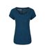 T-shirt retreat femme bleu sarcelle Mountain Warehouse-1
