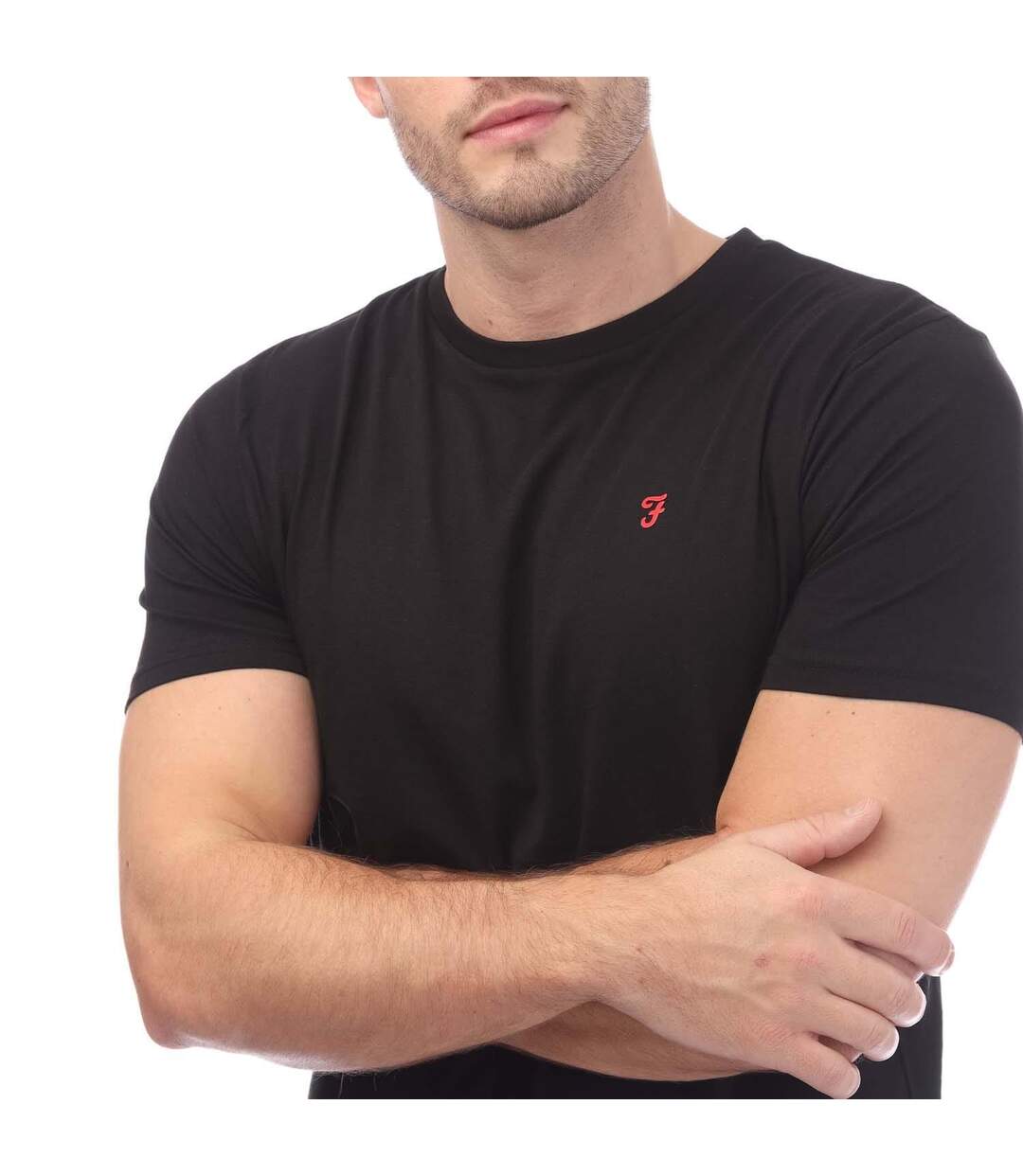 T-shirts neico homme noir / gris Farah-3