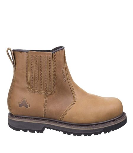 Amblers Safety Mens Worton Leather Safety Boot (Tan) - UTFS5832
