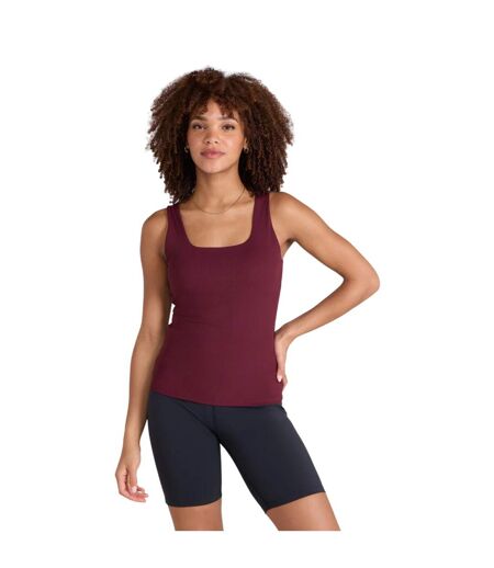 Débardeur Active Femme Bordeaux Animal