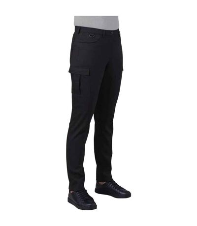 Pantalon à poches nantes femme noir Brook Taverner