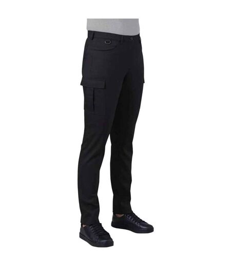 Pantalon à poches nantes femme noir Brook Taverner